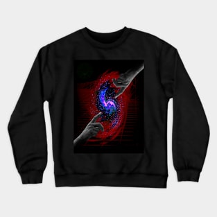 Galaxy Grid Crewneck Sweatshirt